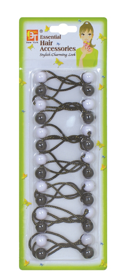 Beauty Town Kids Ponytail Holders With Beads - Assorted Colors