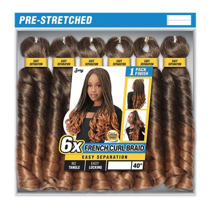 Zury French Curl Braid 6X   FRCURBR6X