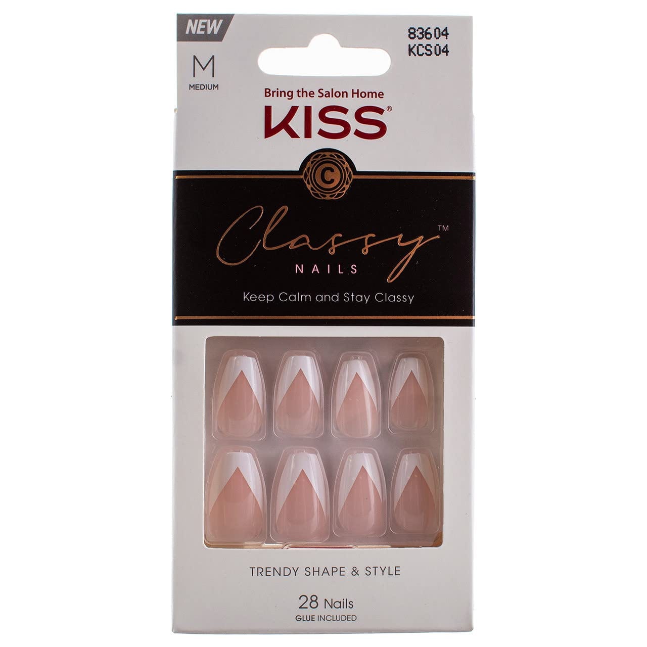 Kiss Classy Collection Long Length Nails 28 CT KCS