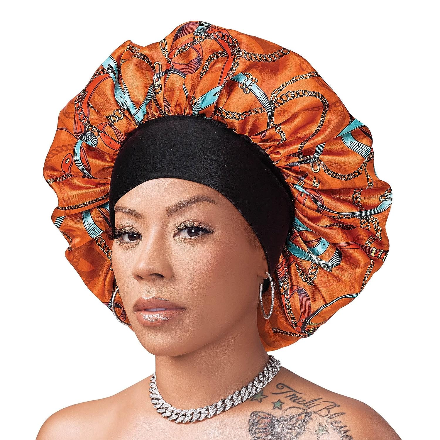 Red by Kiss Silky Stylez Wide Edge Silky Bonnet XL HQ