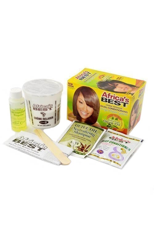 Africa’s Best Dual Conditioning No-Lye Relaxer System Regular Strength
