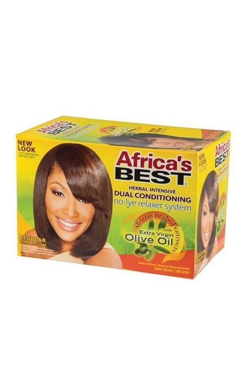 Africa’s Best Dual Conditioning No-Lye Relaxer System Regular Strength