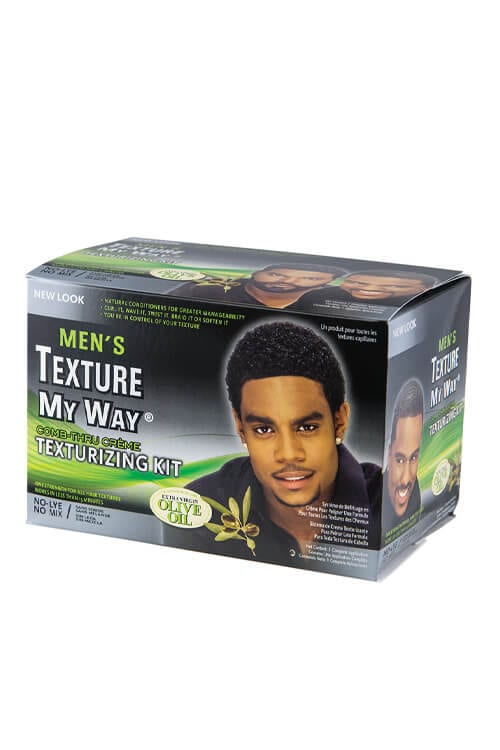 Africa's Best Men's Texture My Way Comb-Thru Creme Texturizing Kit