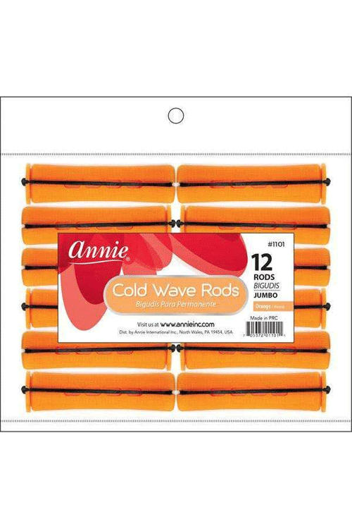 Annie Cold Wave Rods Orange 12 Count Jumbo #1101