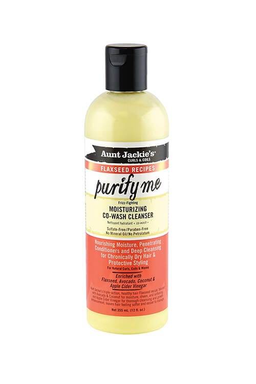 Aunt Jackie's Flaxseed Purify Me Co-Wash Cleanser 12 oz
