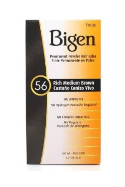 Bigen Permanent Powder Hair Color 56 Medium Brown .21 oz