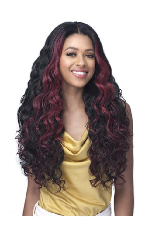 Bobbi Boss Miss Origin Designer Mix Natural French Wave Bundle Hair 3PC Plus Lace Closure MOBNFW