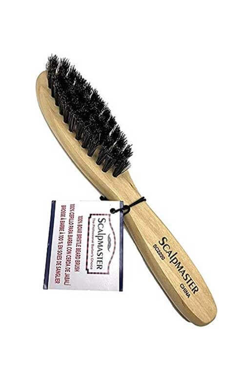 Burmax Scalpmaster 100% Boar Bristle Beard Brush #SC2220