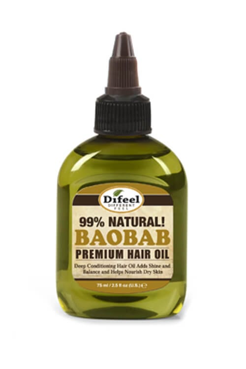 Difeel Premium Natural Baobab Hair Oil 2.5 oz