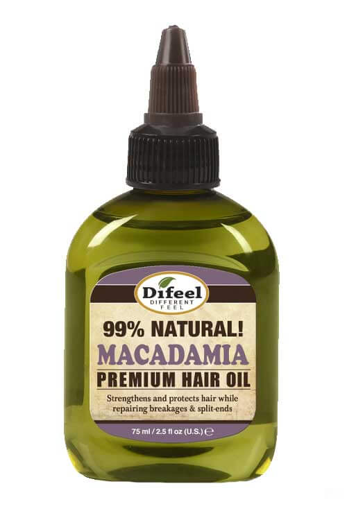 Difeel Premium Natural Macadamia Hair Oil 2.5 oz