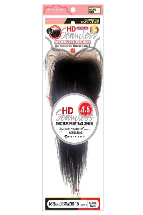 Eve-Hair-4-x-5-100-Brazilian-Remy-Hair-Straight-16-SLHD45ST-16