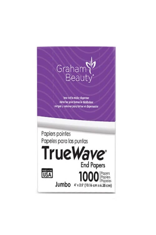Graham Beauty TrueWave End papers Jumbo 1000 CT