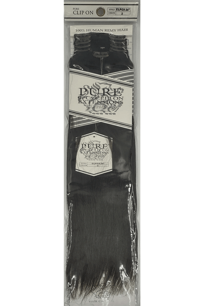 Hair Couture Pure 9PC Straight 24" Clip In Extensions