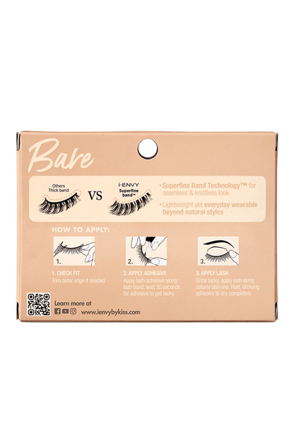 Kiss i-Envy Beyond Natural Bare Strip Lashes
