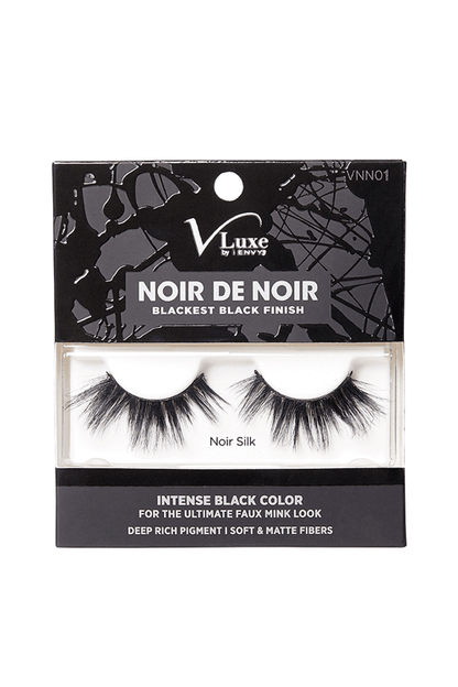 Kiss iEnvy V-Luxe Noir De Noir Collection Strip Lashes