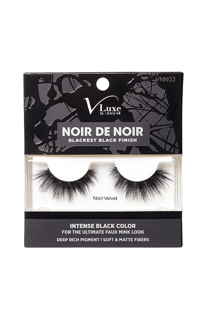 Kiss iEnvy V-Luxe Noir De Noir Collection Strip Lashes