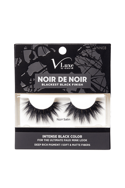 Kiss iEnvy V-Luxe Noir De Noir Collection Strip Lashes