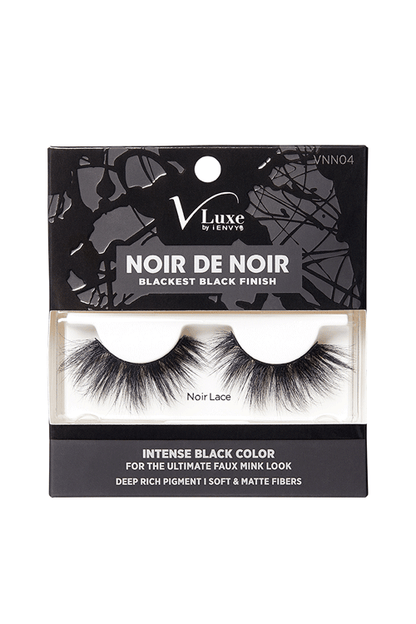 Kiss iEnvy V-Luxe Noir De Noir Collection Strip Lashes