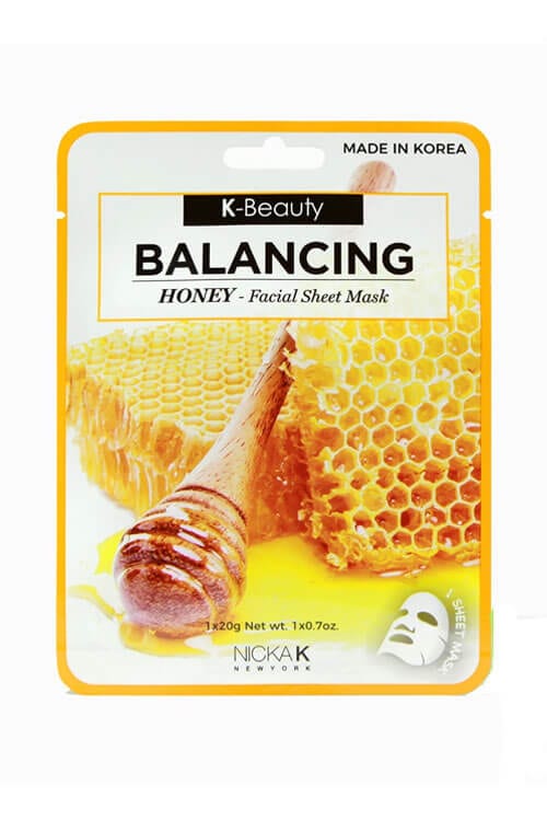 Nicka K New York K Beauty Sheet Mask Balancing Honey