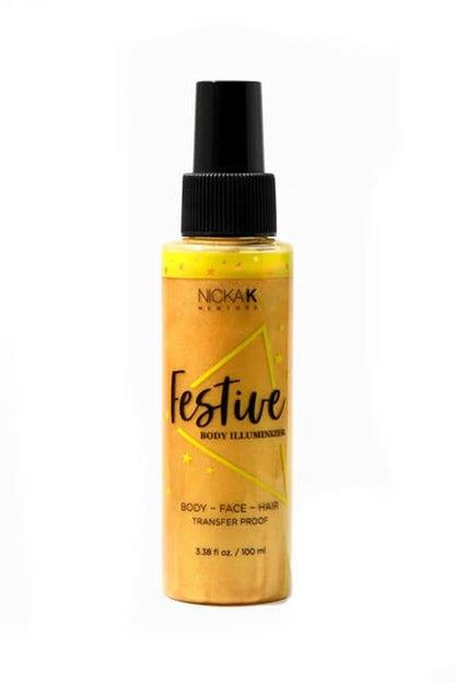 Nicka K Transfer Proof Festive Body Illuminizer Spray FSFS 3.38 oz