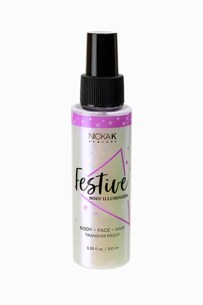 Nicka K Transfer Proof Festive Body Illuminizer Spray FSFS 3.38 oz
