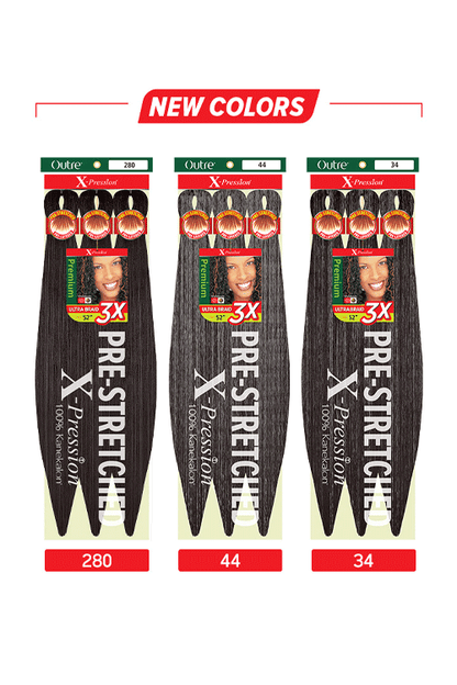 Outre X-Pression Pre-Stretched 52” Ultra Braid 3x Pack