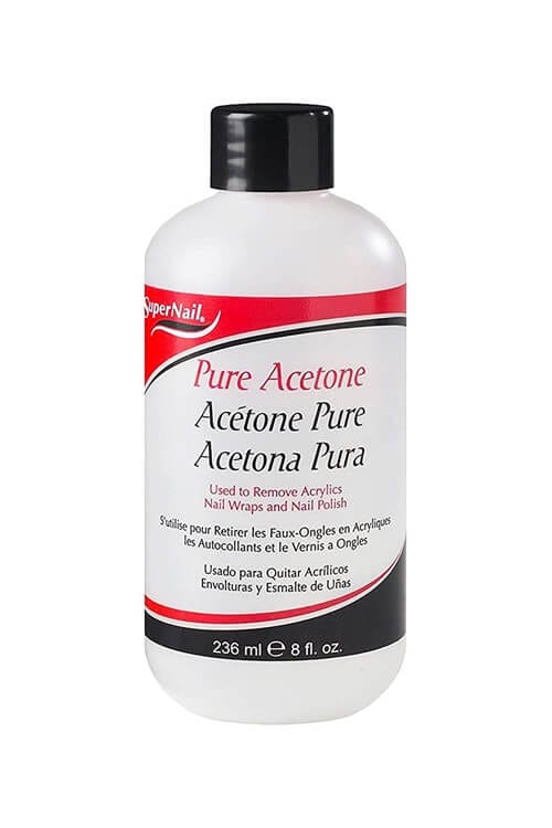 SuperNail 100% Pure Acetone 8 oz