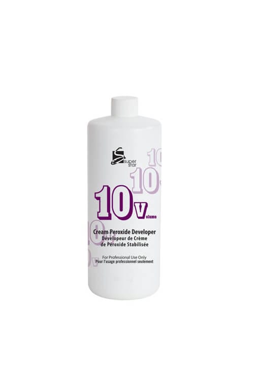 Peroxide Developer Super Star 10 Volume Cream Peroxide Developer 4 oz – United Beauty Supply