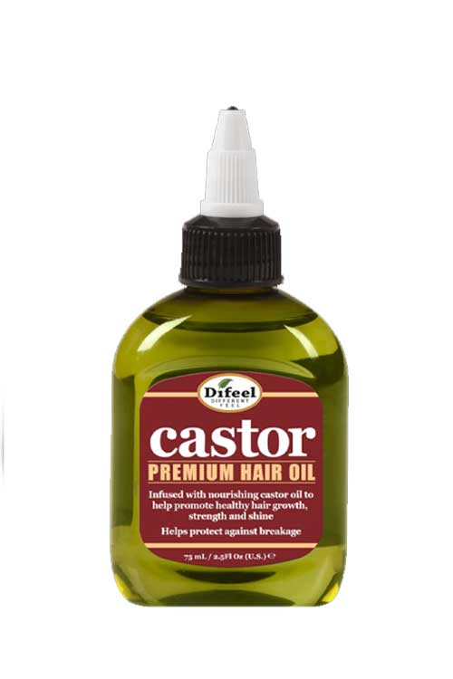 Difeel Premium Natural Castor Oil 2.5oz