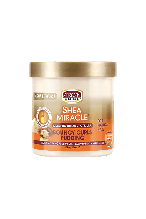 African Pride Shea Miracle Bouncy Curls Pudding 15 oz