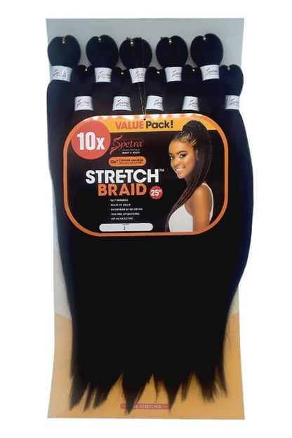 Amore Mio Spetra Miracle Fiber 25” Stretch Braid 10x Value Pack