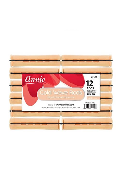 Annie #1102 Jumbo Cold Wave Rods 12 ct Sand
