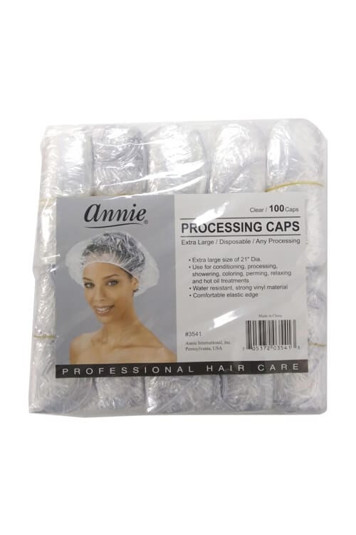 Annie #3541 Clear Disposable XL Processing Caps 100 ct