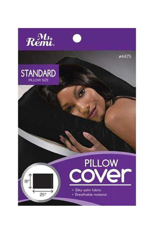 Annie Ms. Remi Satin Pillow Cover Black #4475