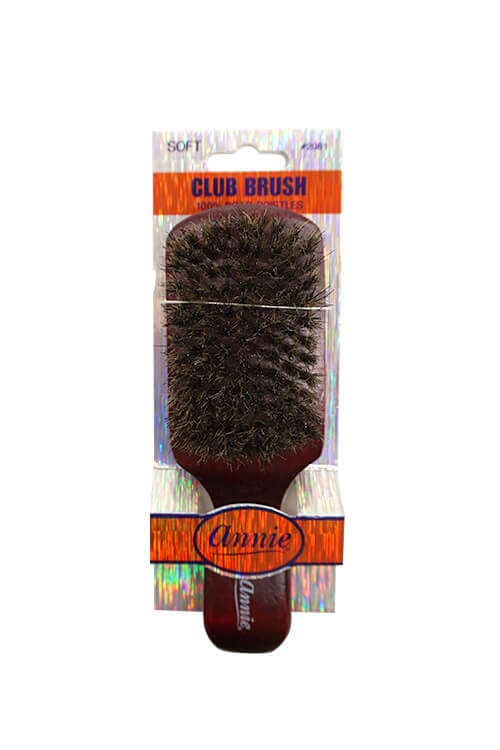 Annie #2081 Soft Club Brush 100% Boar Bristles