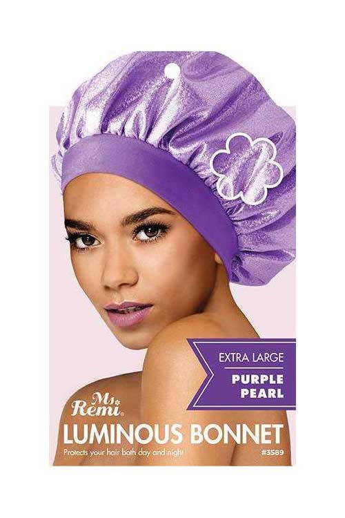 Annie #3589 Ms. Remi Extra Large Luminous Bonnet - Purple Pearl