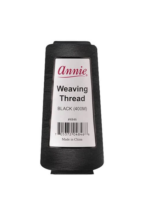 Annie Weaving Thread 400M Black #4846