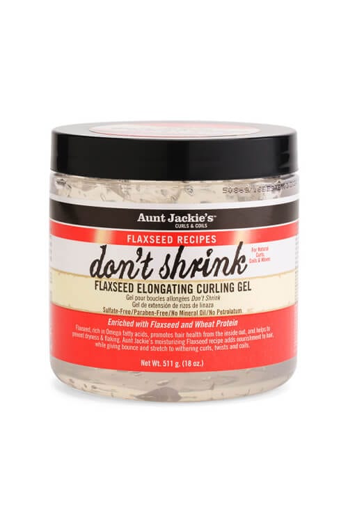 Aunt Jackie’s Don’t Shrink Flaxseed Elongating Curling Gel 15 oz