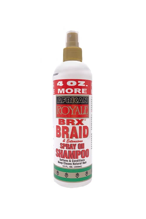 Bronner Bros African Royale BRX Braid and Extensions Spray On Shampoo 12 oz