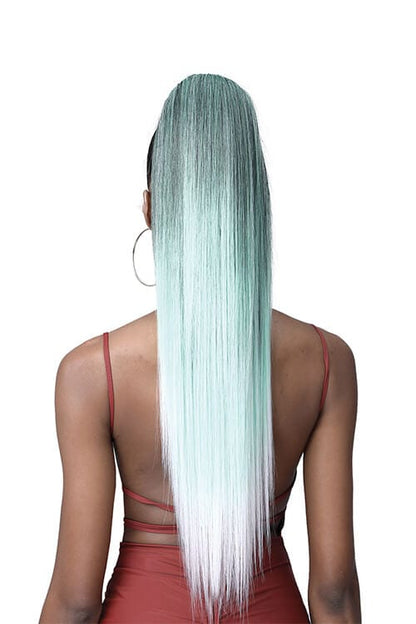 Bobbi Boss Miss Origin Designer Mix Tress Up Yaky Straight 32" Ponytail Back
