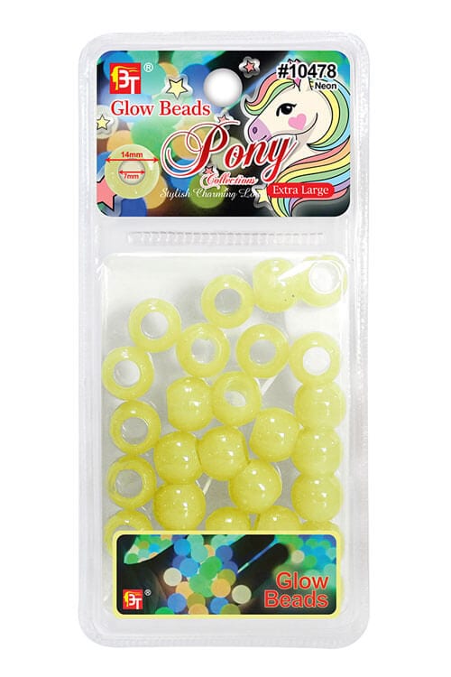 Beauty Town Extra Large Glow Beads 10478 Neon