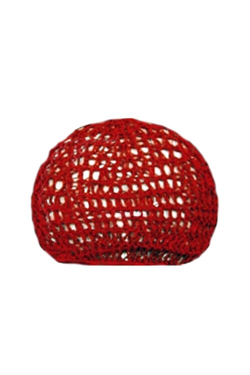 Beauty Town Large Thick Hair Net Red