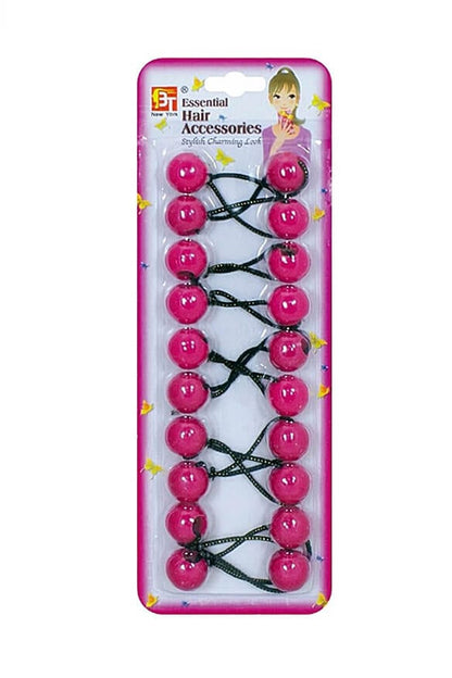 Beauty Town Kids Pony Tail Holder - Hot Pink 7014