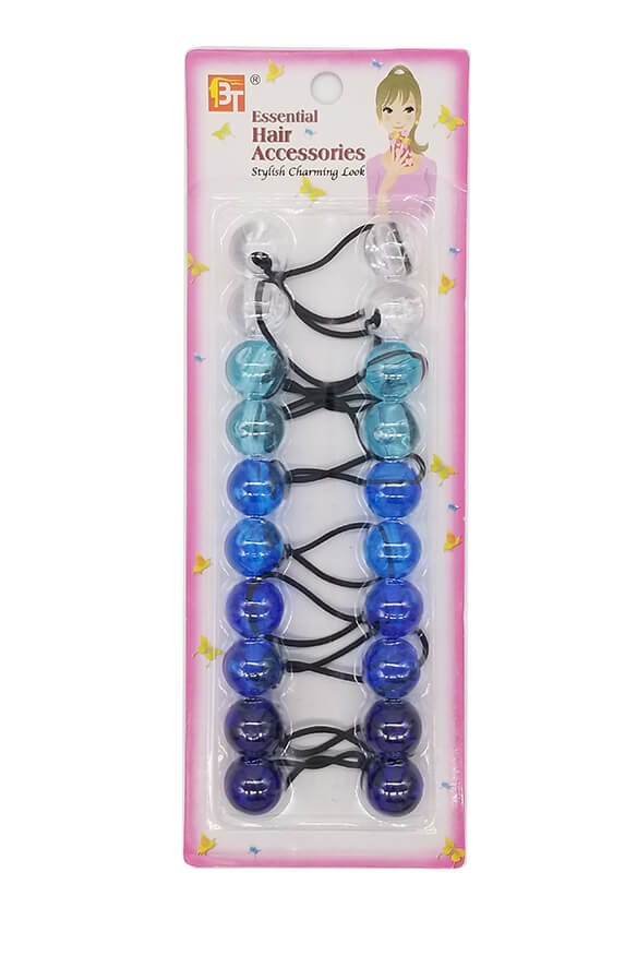 Beauty Town Kids Pony Tail Holder - Blue Mix 7057
