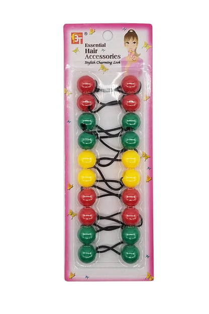 Beauty Town Kids Pony Tail Holder - Jamaican 6234