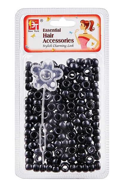 Beauty Town Small Round Beads Black