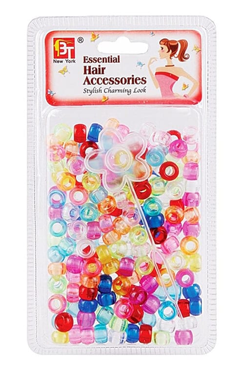 Beauty Town Small Round Beads Clear Assorted
