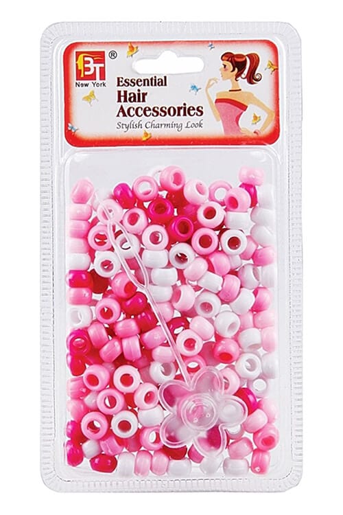 Beauty Town Small Round Beads Pink Assorted