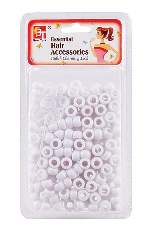 Beauty Town Small Round Beads White