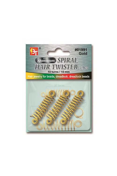 Beauty Town Spiral Hair Twisters Cover Photo Gold